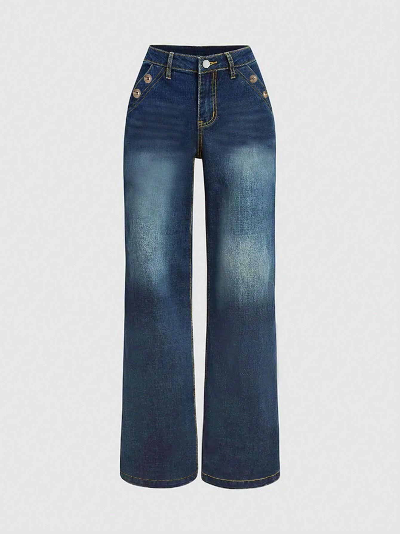 NIEBIESKIE SPODNIE JEANS