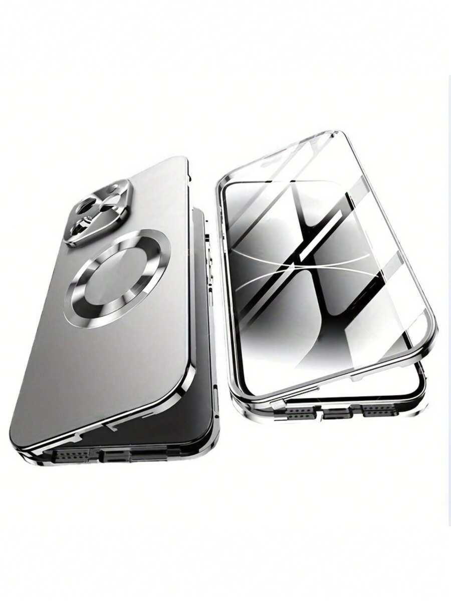 srebrne etui na telefon iphone 16 pro