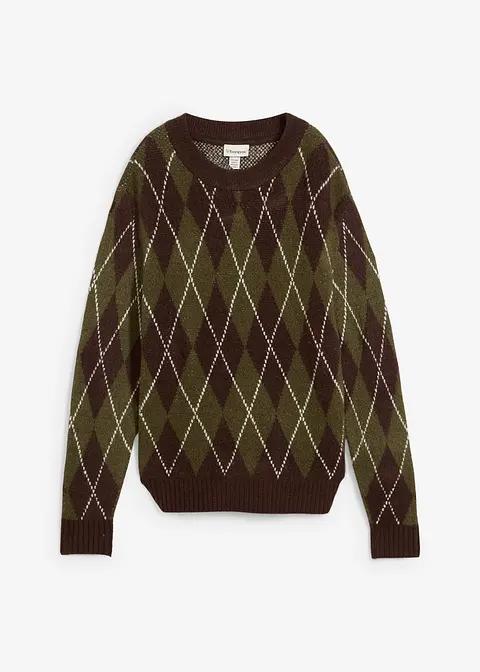 SWETER W KRATKĘ