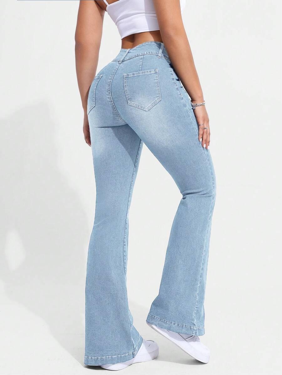 jeansy wysoki stan