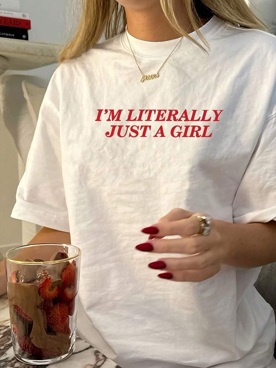 biały t-shirt nadruk