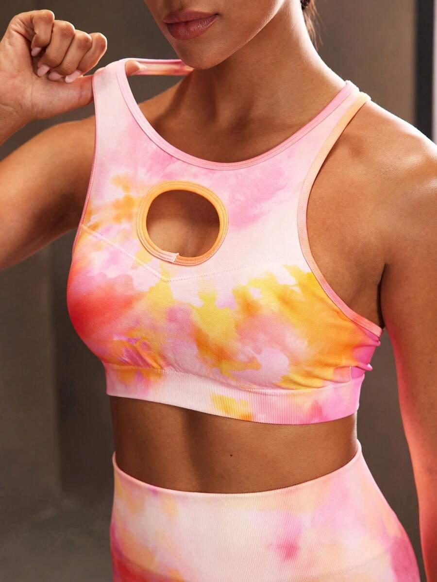 biustonosz sportowy tie-dye