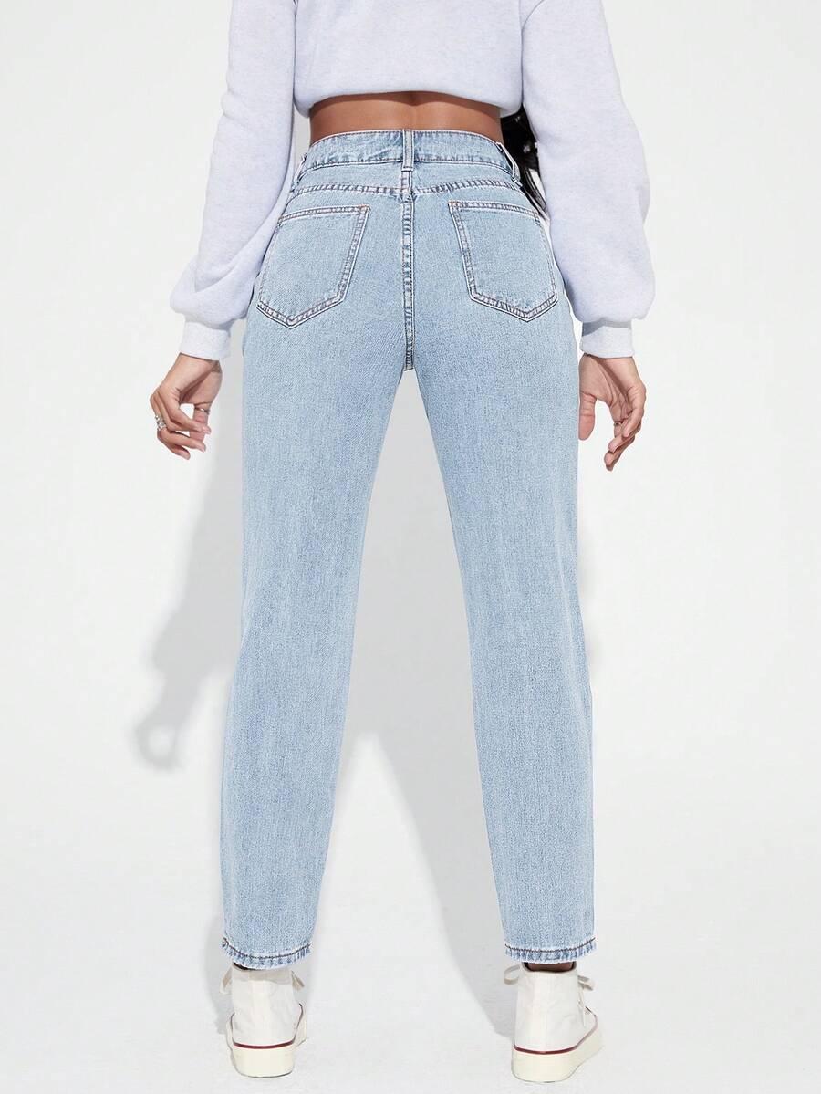 NIEBIESKIE SPODNIE JEANS