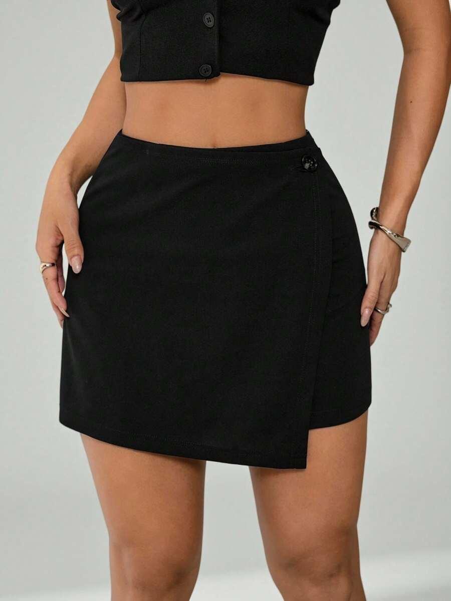 czarna mini spódnica