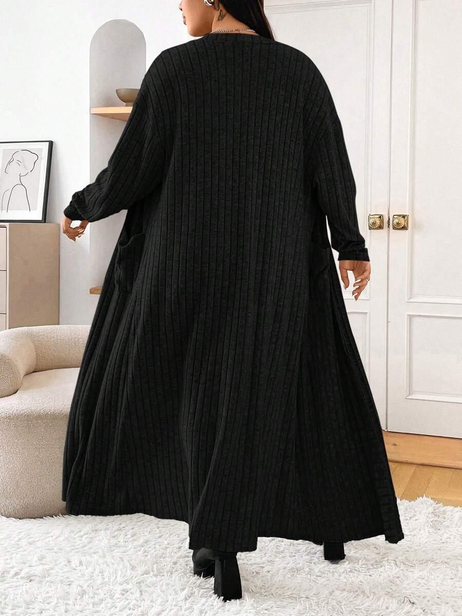 CZARNY SWETER NARZUTKA 