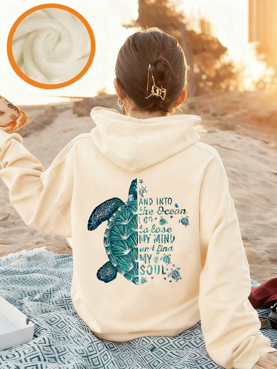żółta bluza kaptur