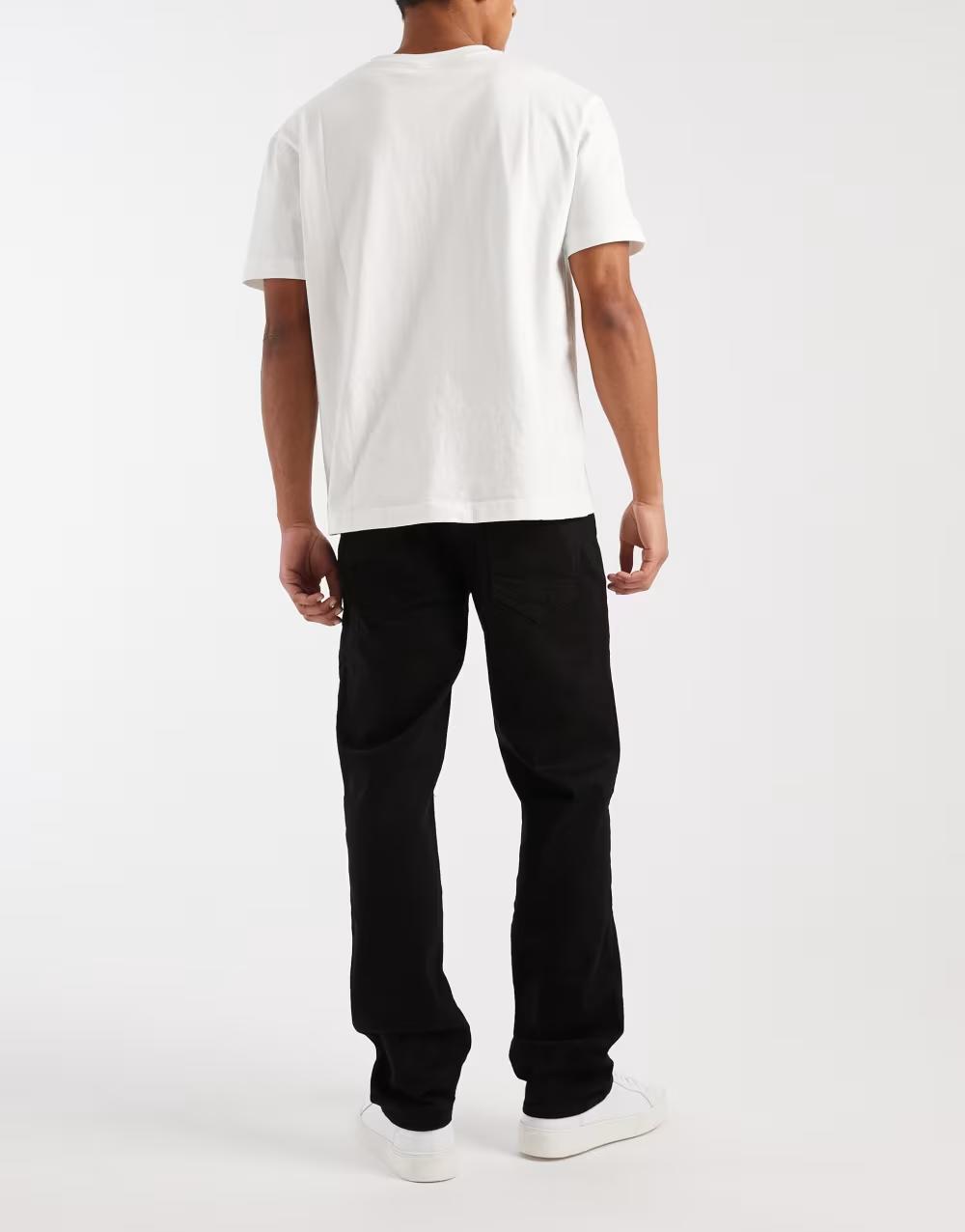CZARNE SPODNIE JEANS