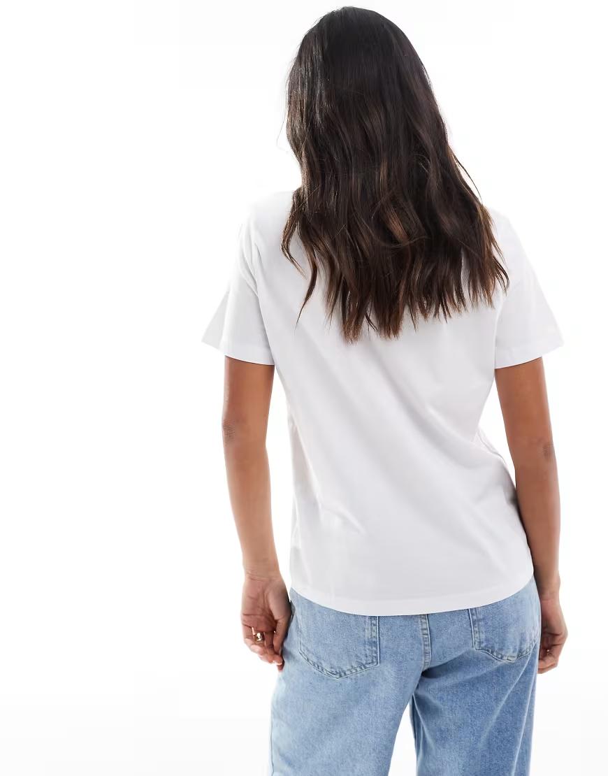 BIAŁY KLASYCZNY T-SHIRT