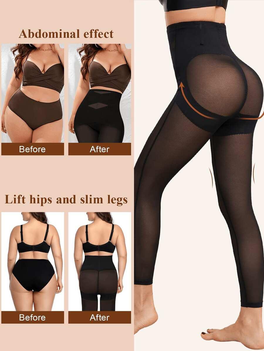 czarne legginsy modelujące