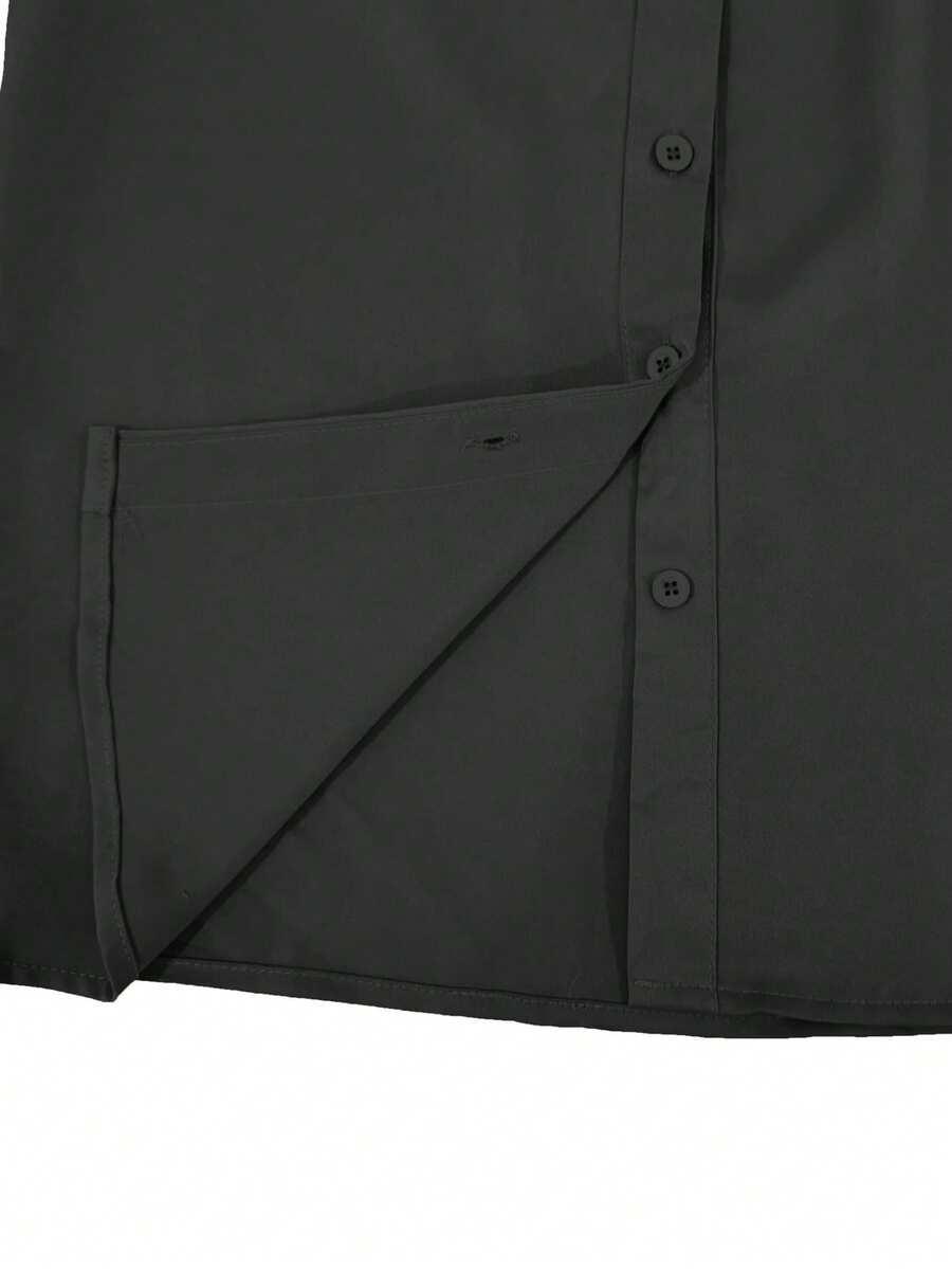 CZARNA BLUZKA V-NECK