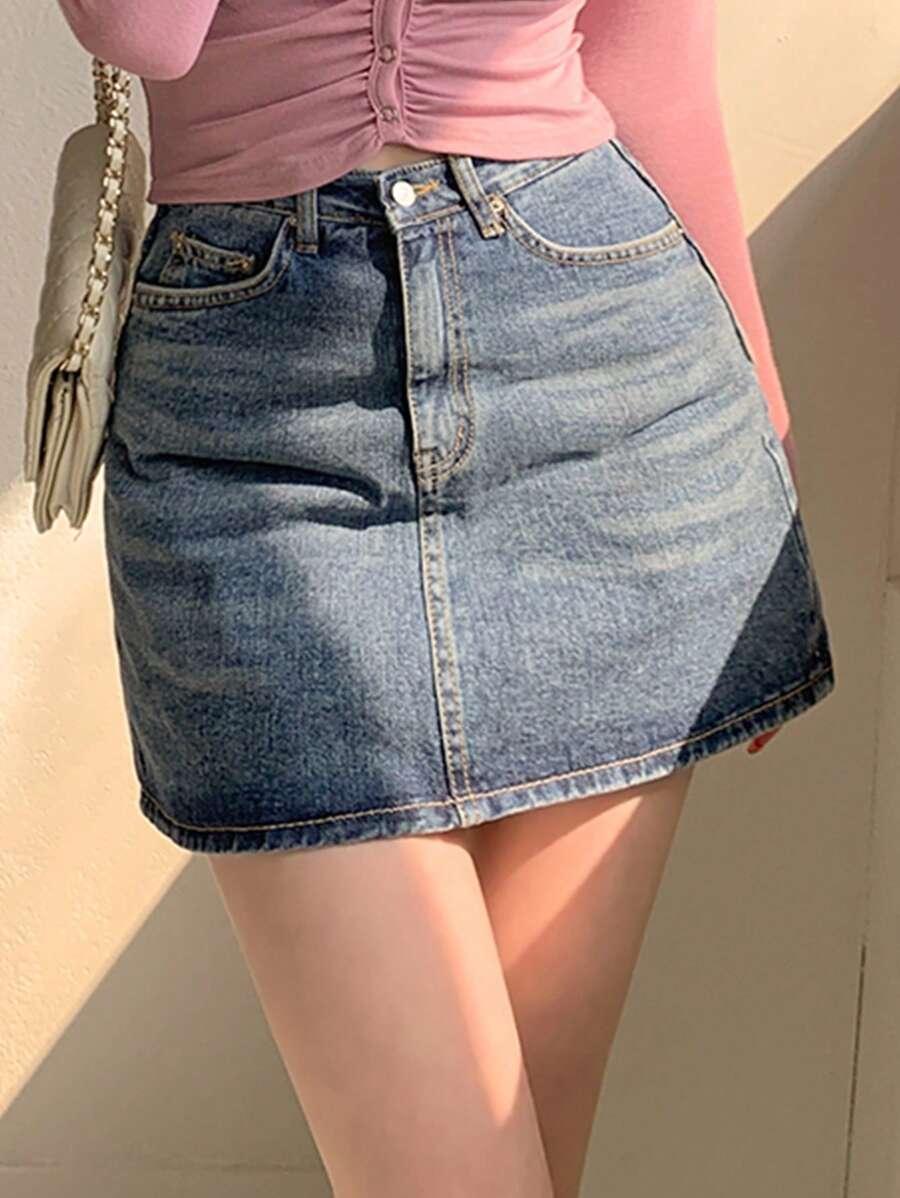 SPÓDNICA MINI PROSTA