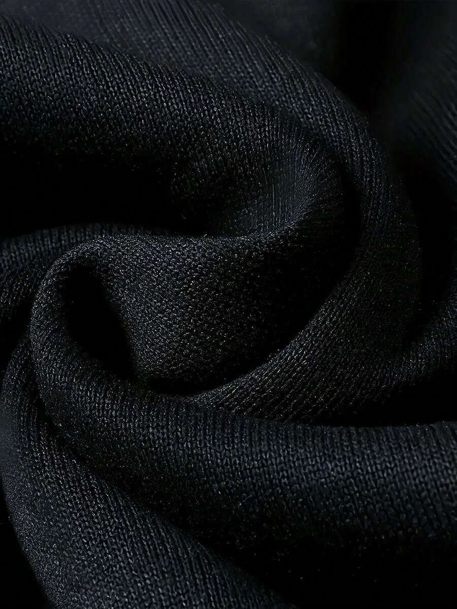 czarna bluza napis 