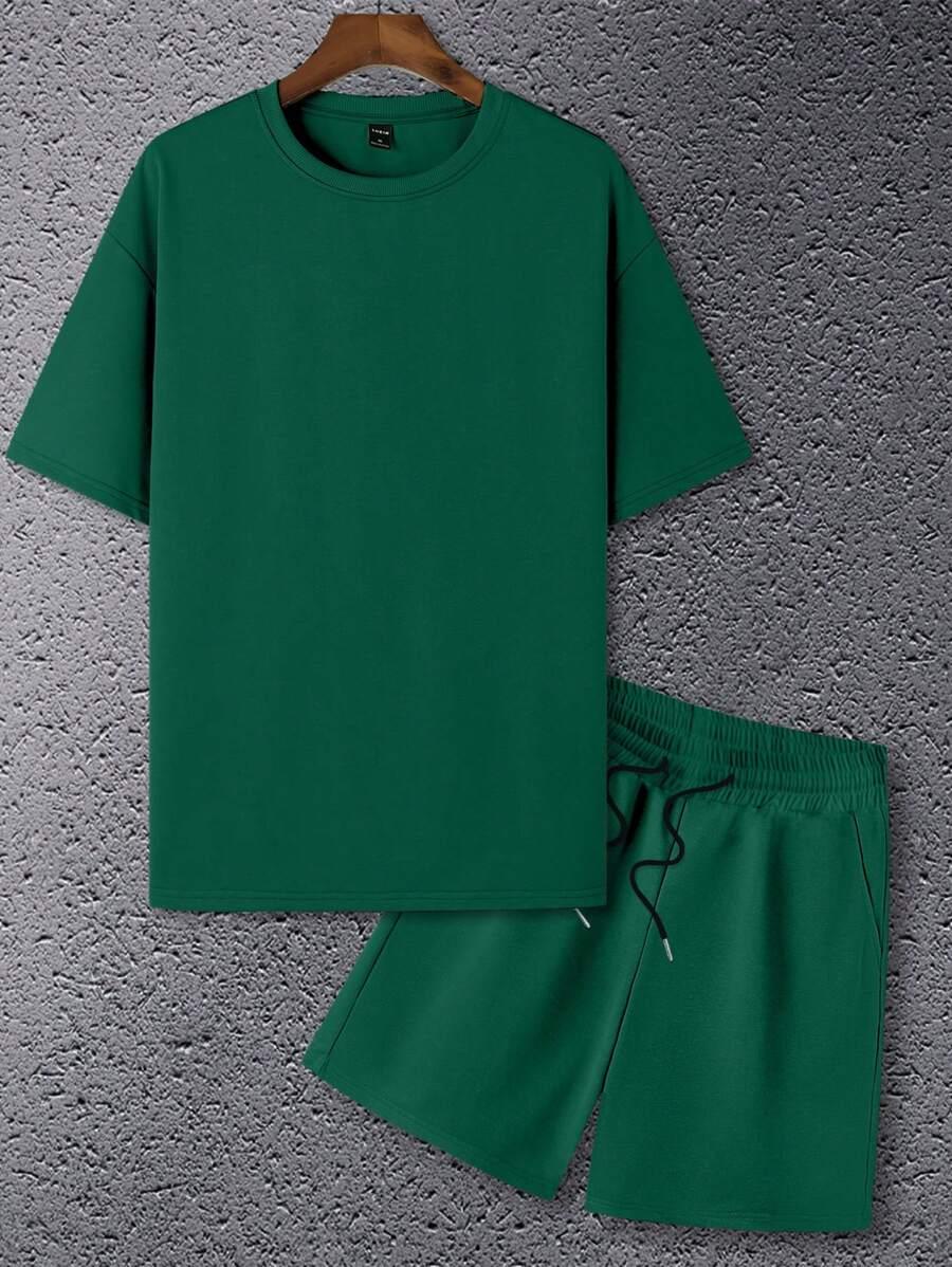 MĘSKI KOMPLET SPODENKI T-SHIRT 