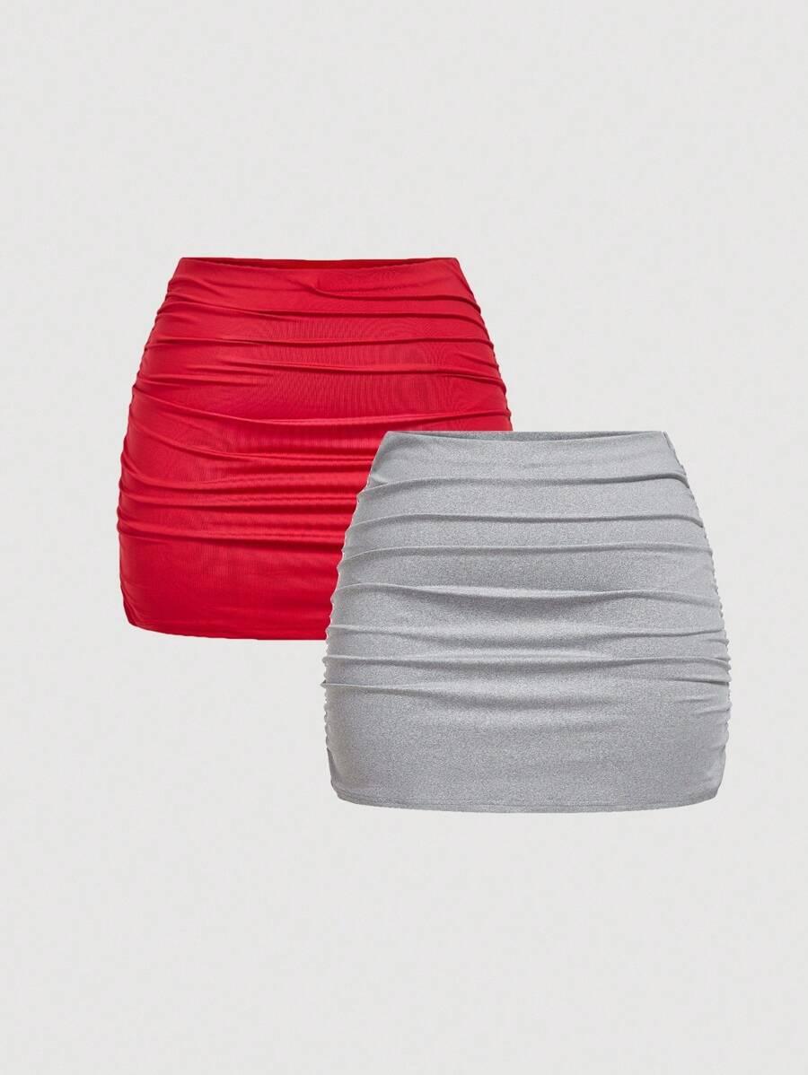 SPÓDNICA MINI MARSZCZENIE 2-pack