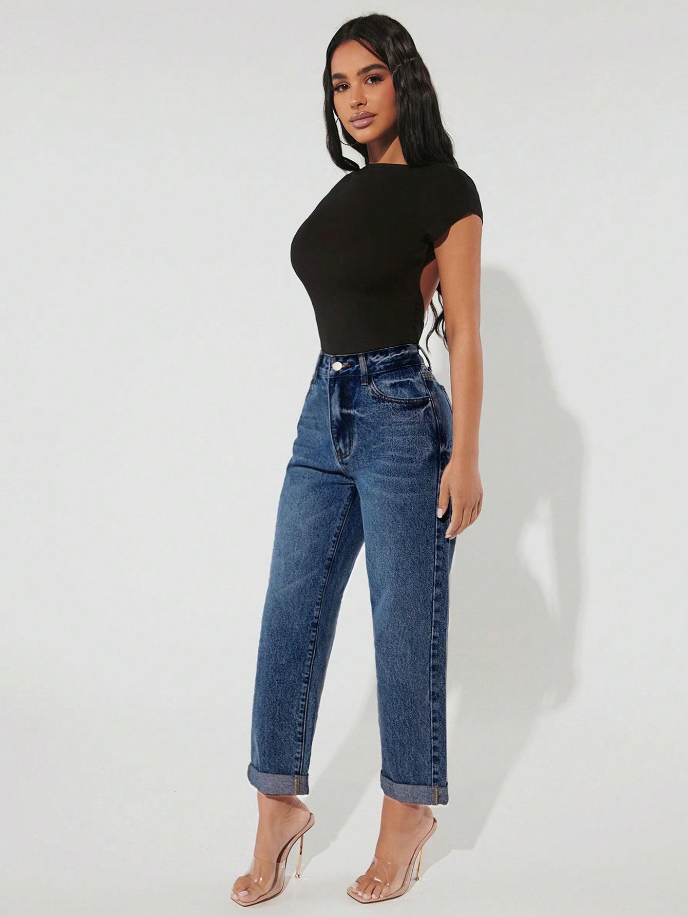 NIEBIESKIE SPODNIE JEANS