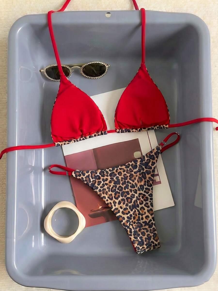 KOMPLET BIKINI ANIMAL PRINT