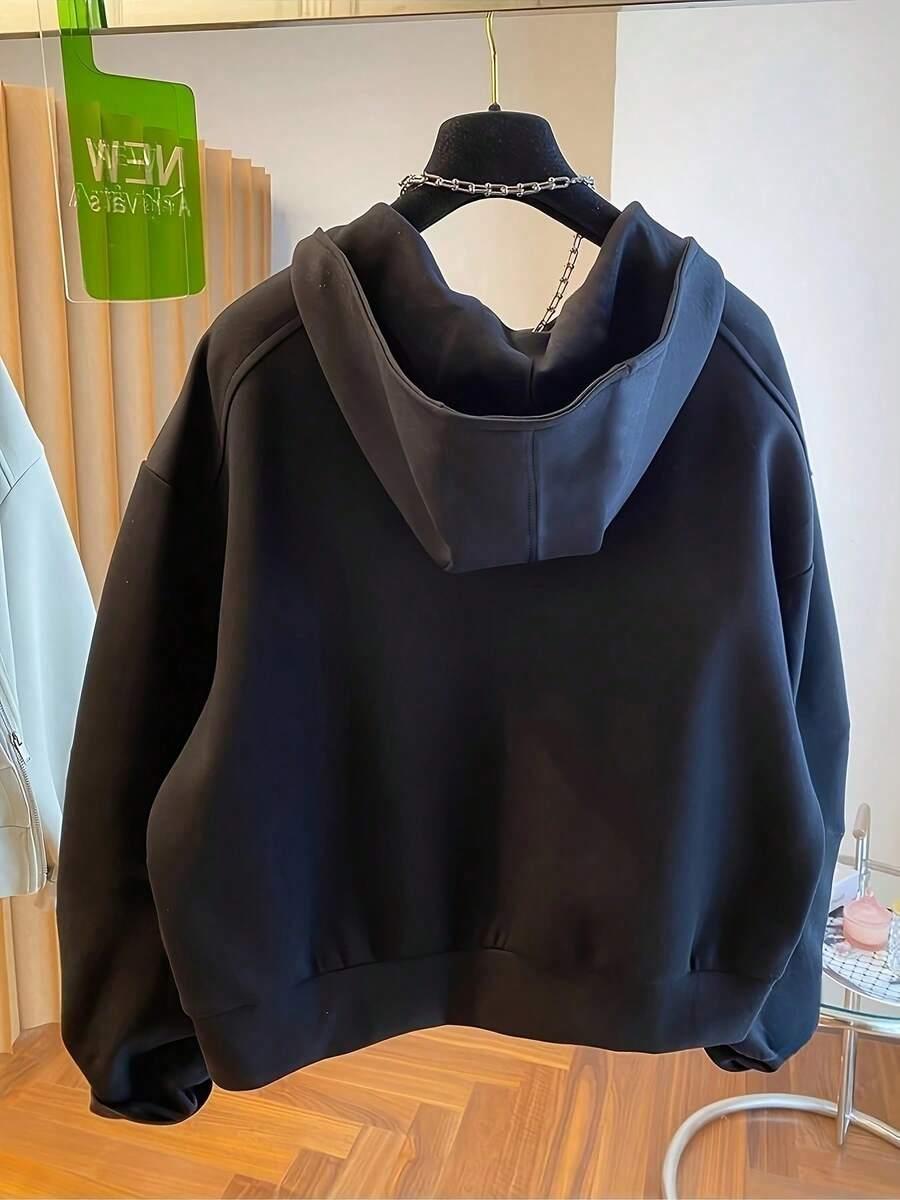 czarna bluza zamek