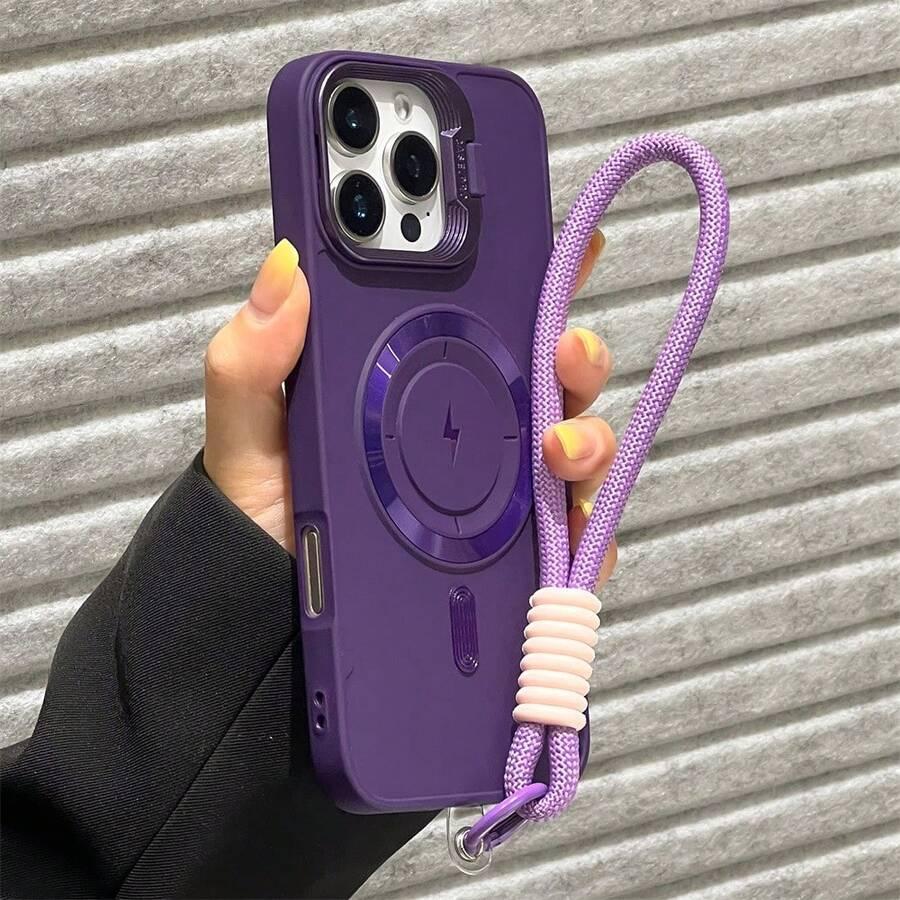 fioletowe etui na telefon