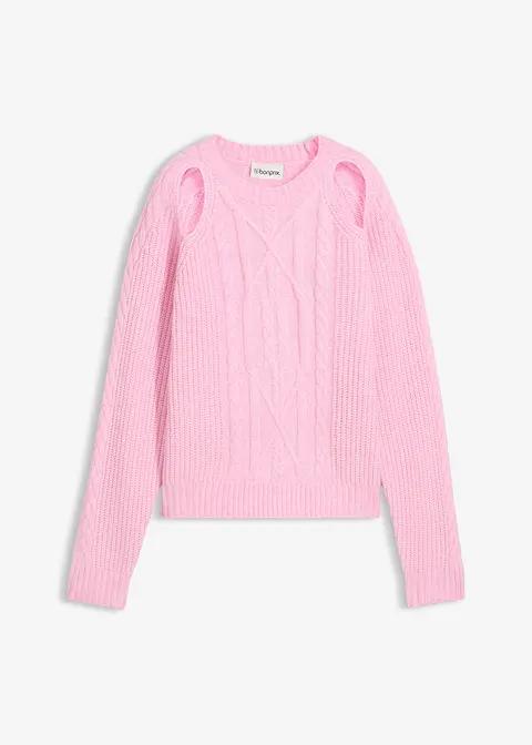 SWETER DAMSKI OKRĄGŁY DEKOLT REGULAR