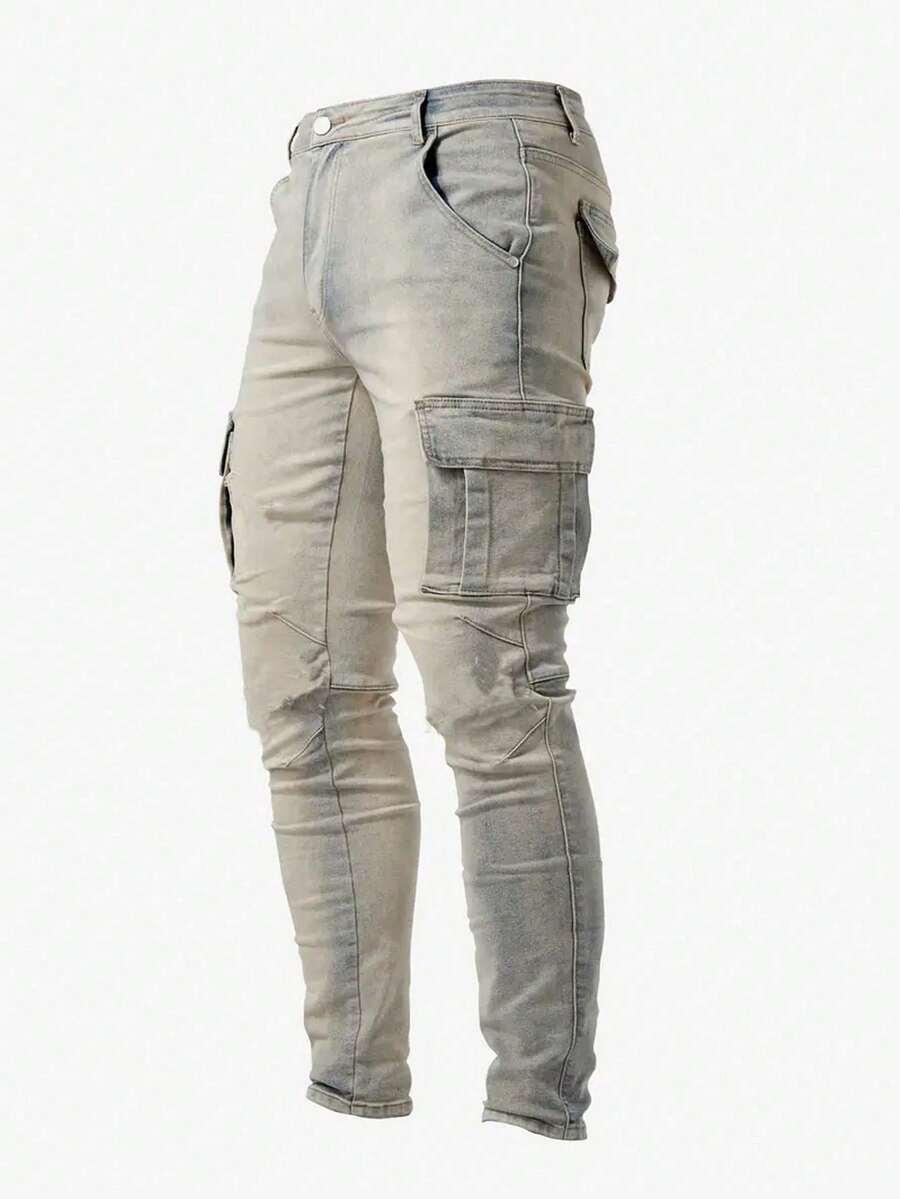 NIEBIESKIE SPODNIE JEANS