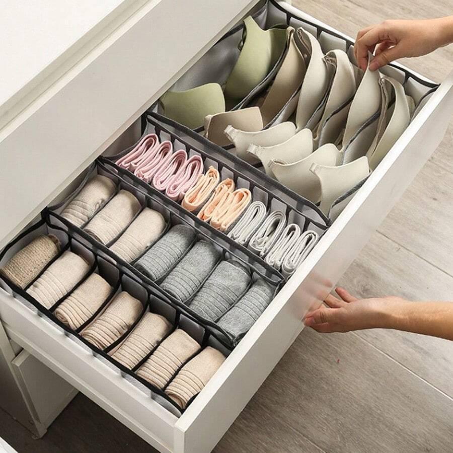SZARY ORGANIZER DO SZUFLADY 1-pack