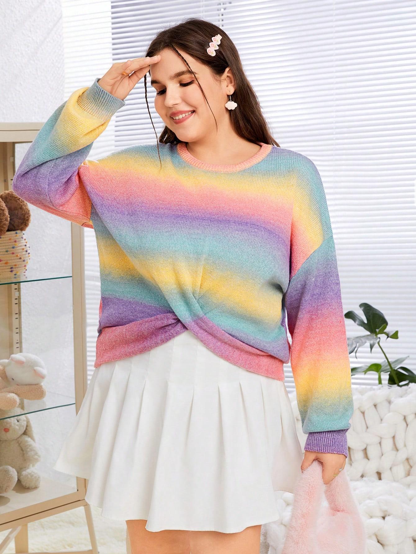 SWETER DAMSKI OKRĄGŁY DEKOLT 