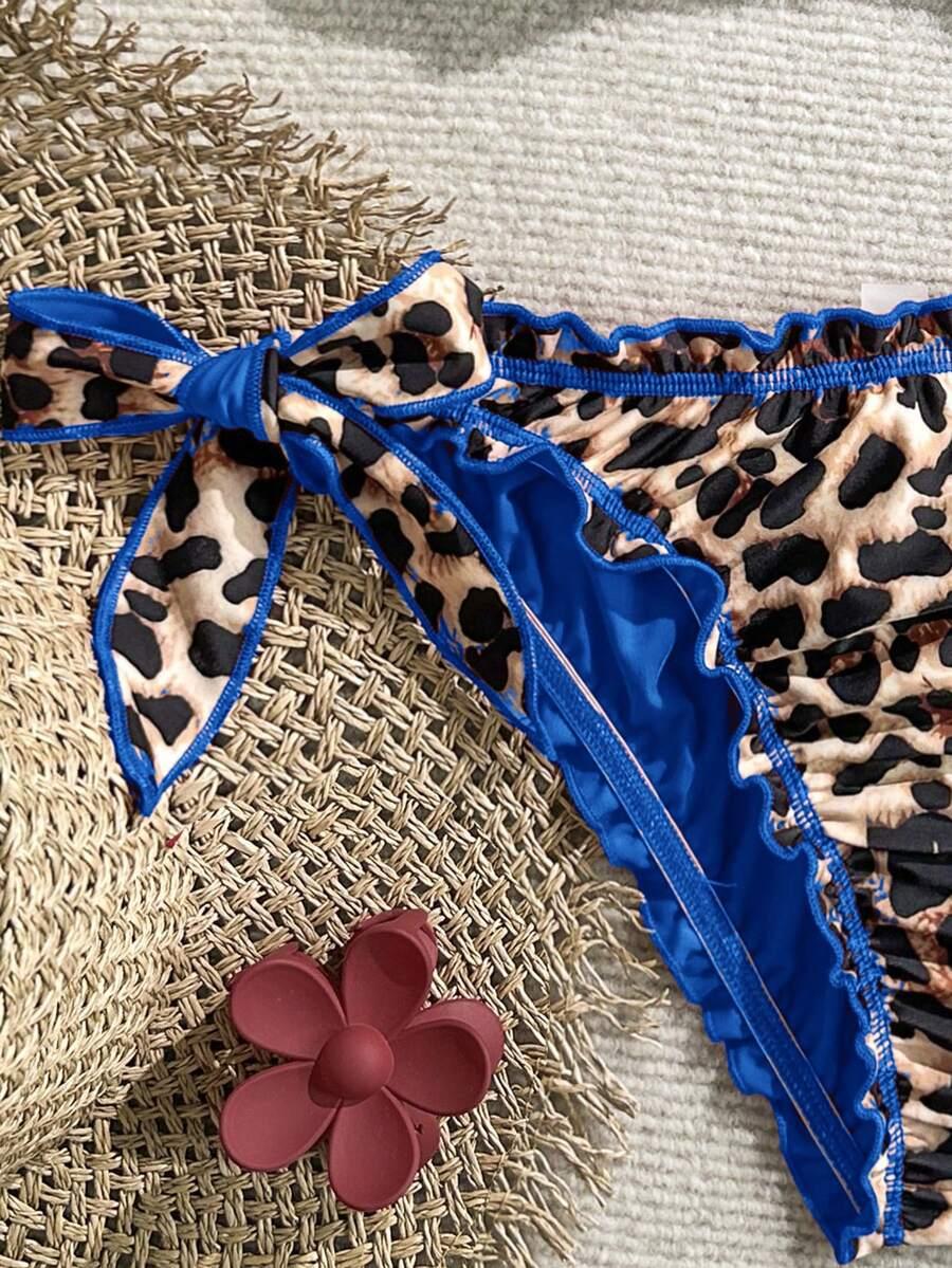 DWUCZĘŚCIOWY STRÓJ KĄPIELOWY ANIMAL PRINT