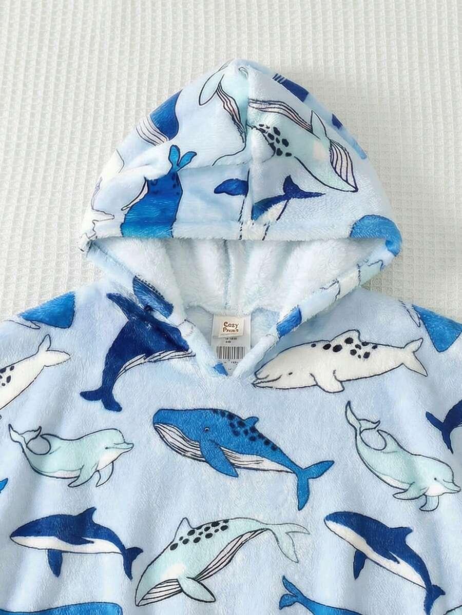 bluza z kapturem print