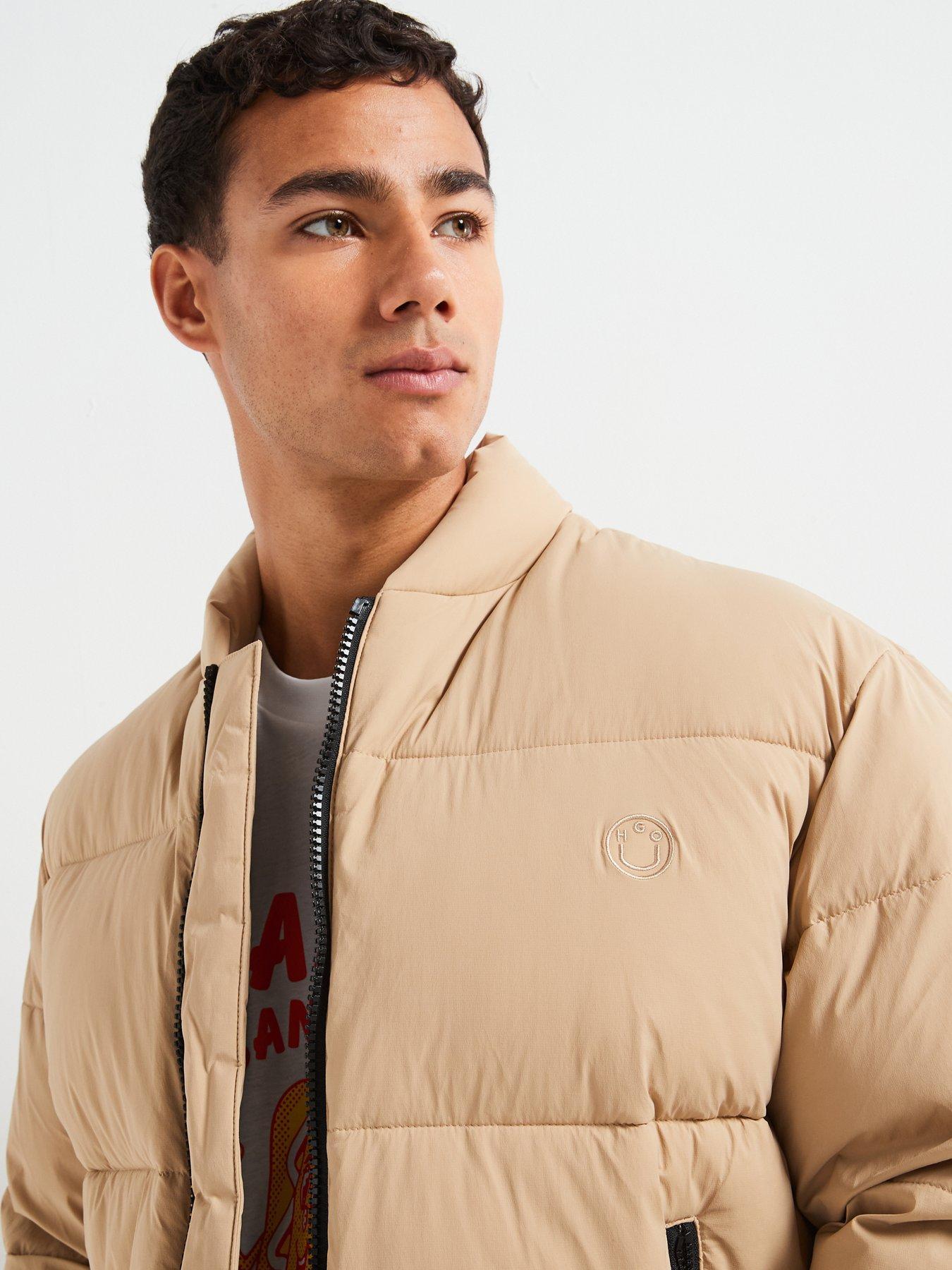 HUGO KURTKA MĘSKA BOMBER BRADEN 2441 SMILEY QUILTED BOXY 50522268