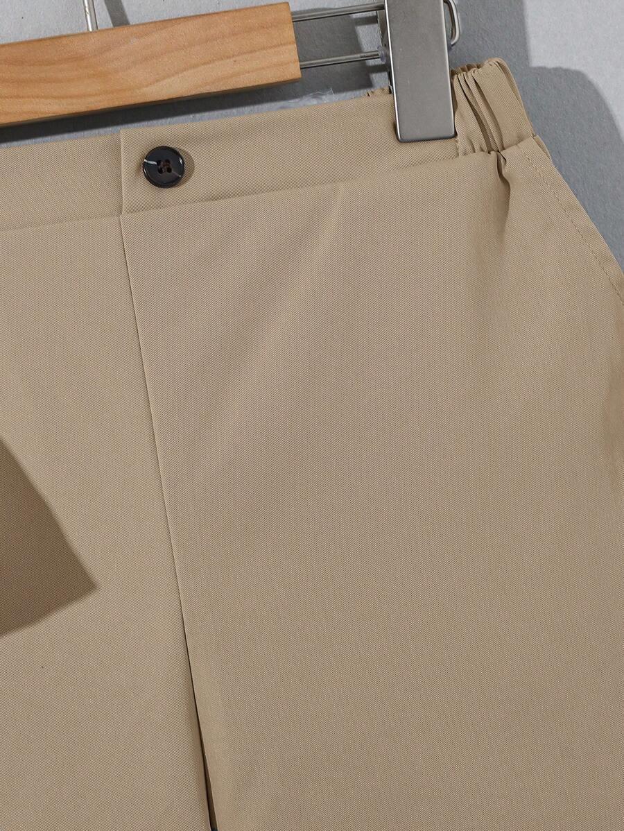 3-CZĘŚCIOWY KOMPLET SPODNIE KOSZULA KAMIZELKA