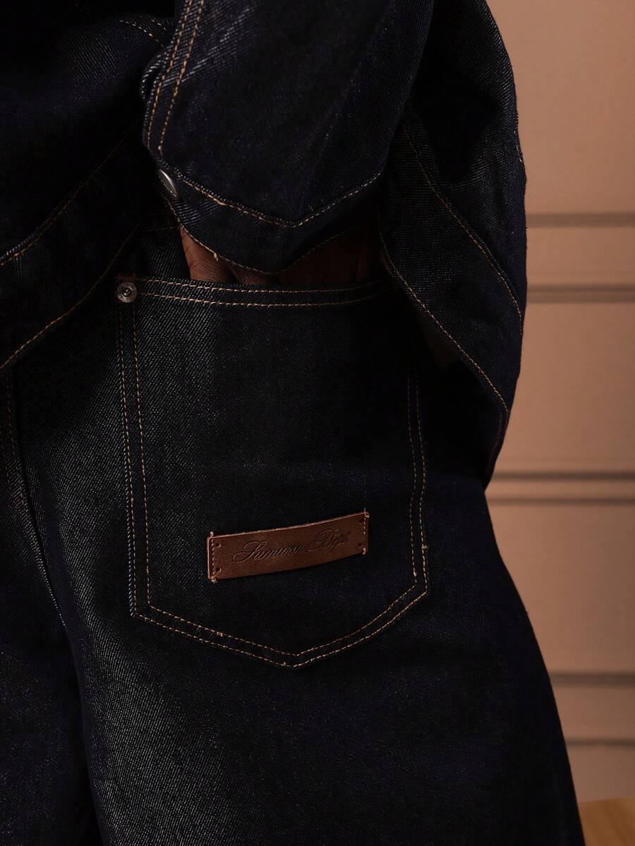 spodnie jeans zamek