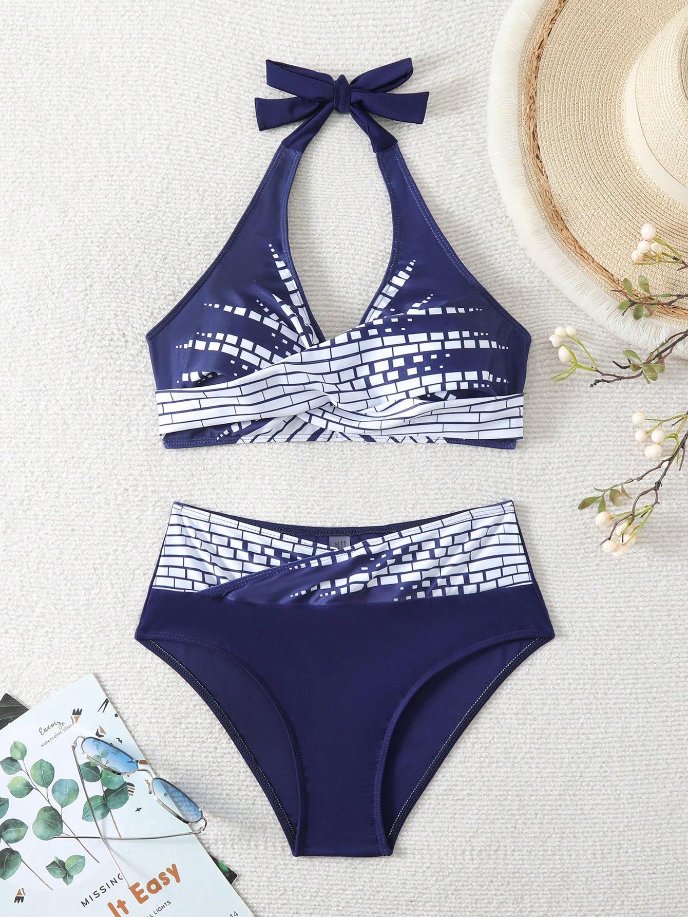 góra od bikini wzór