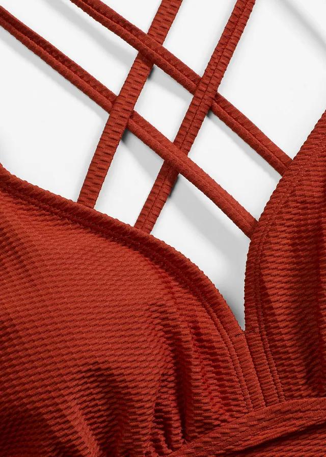 TANKINI ZE STRUKTURALNEGO MATERIAŁU 