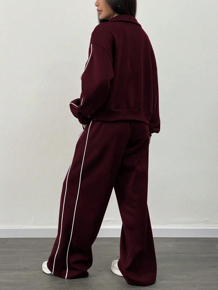 KOMPLET DRESOWY ROZPINANA BLUZA SPODNIE
