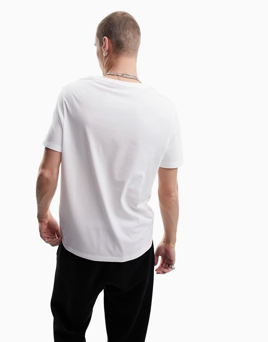 BIAŁY T-SHIRT KRÓTKI RĘKAW