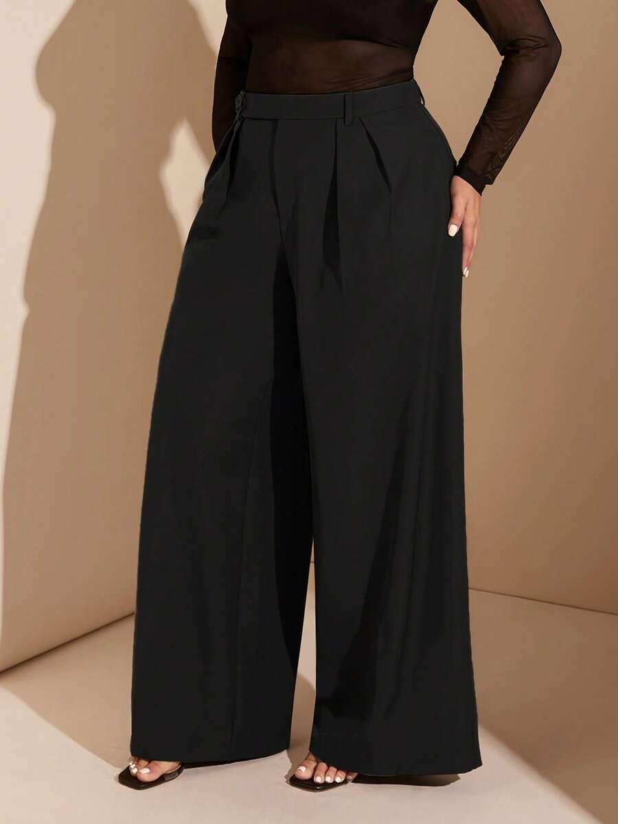 PROSTE Eleganckie SPODNIE DAMSKIE 