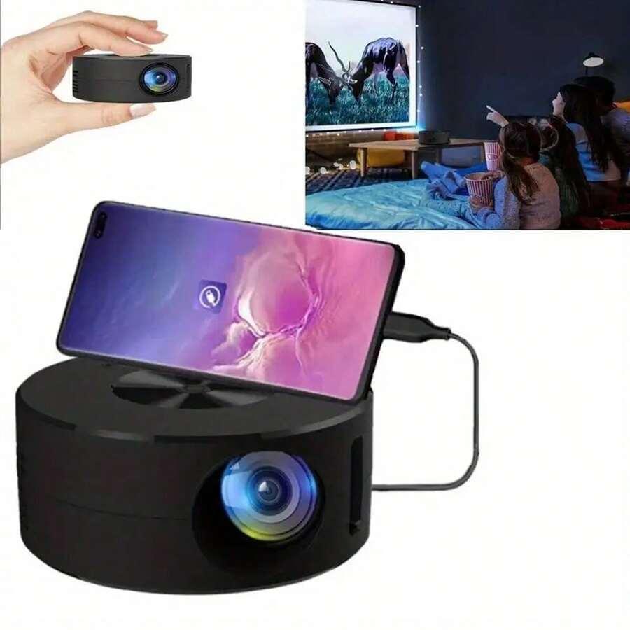 PRZENOŚNY MINI PROJEKTOR Z WBUDOWANYMI GŁOŚNIKAMI 