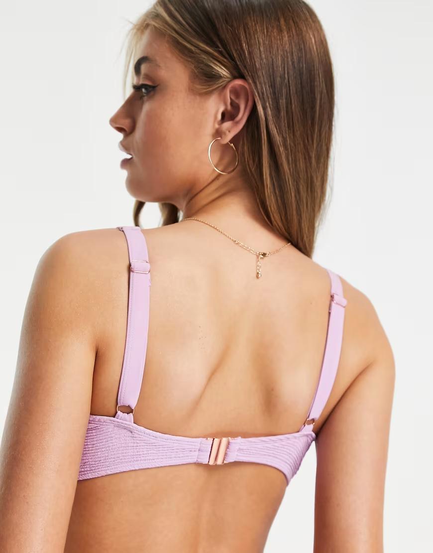 fioletowa góra od bikini