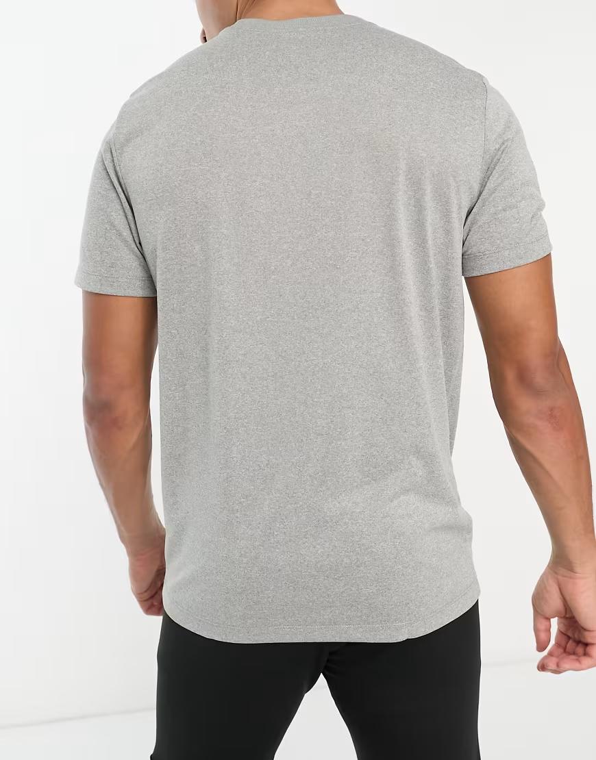 szary t-shirt logo dx0989-063