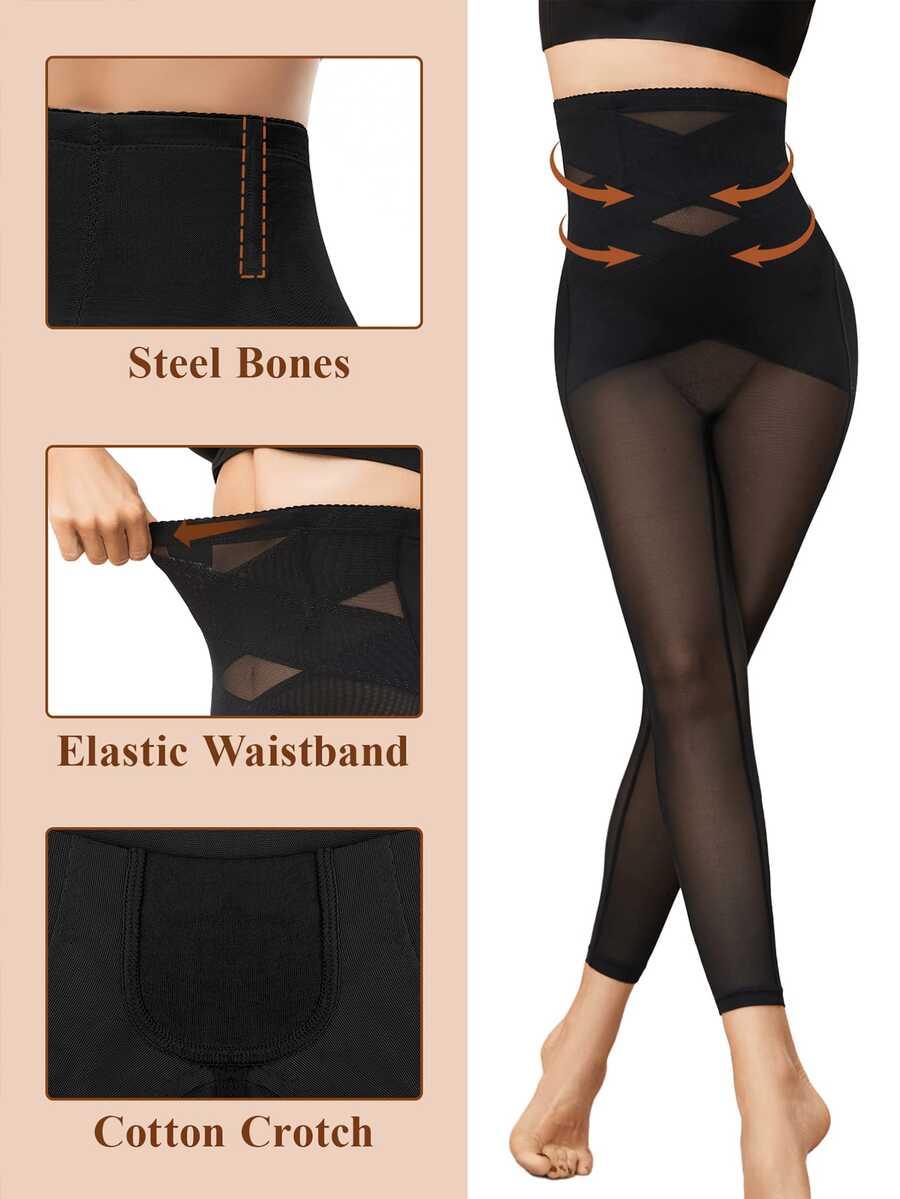 czarne legginsy modelujące