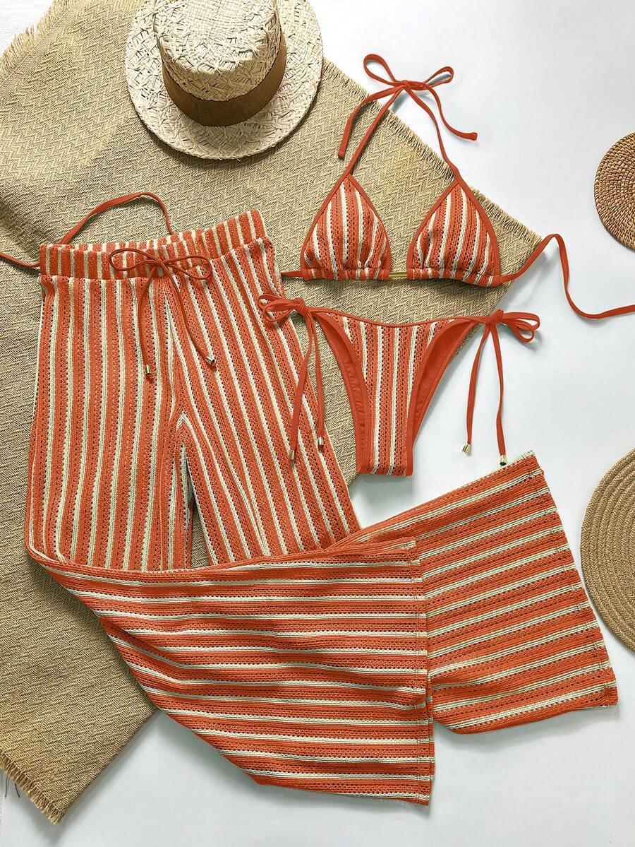 bikini spodnie komplet paski 