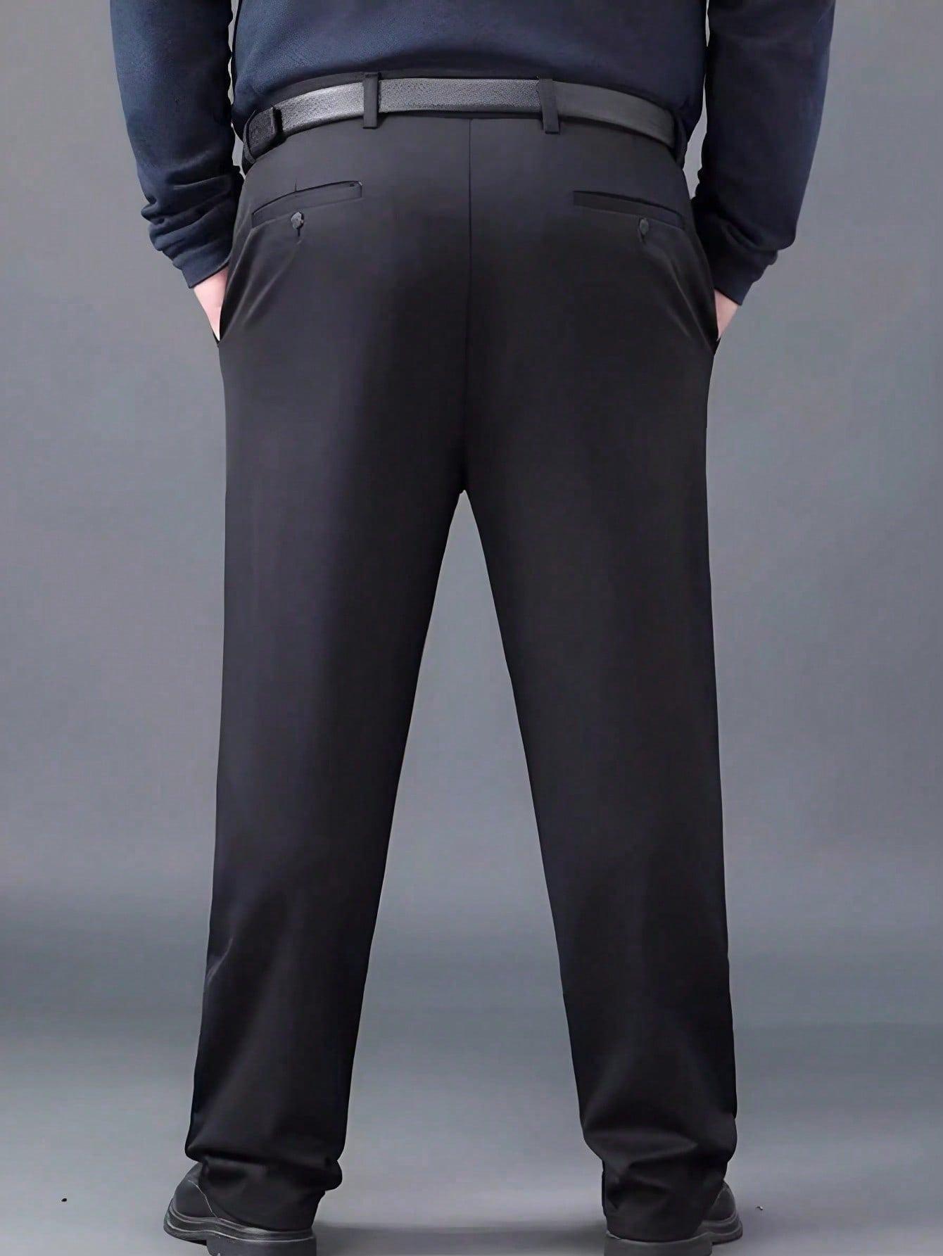 CZARNE ELEGANCKIE SPODNIE