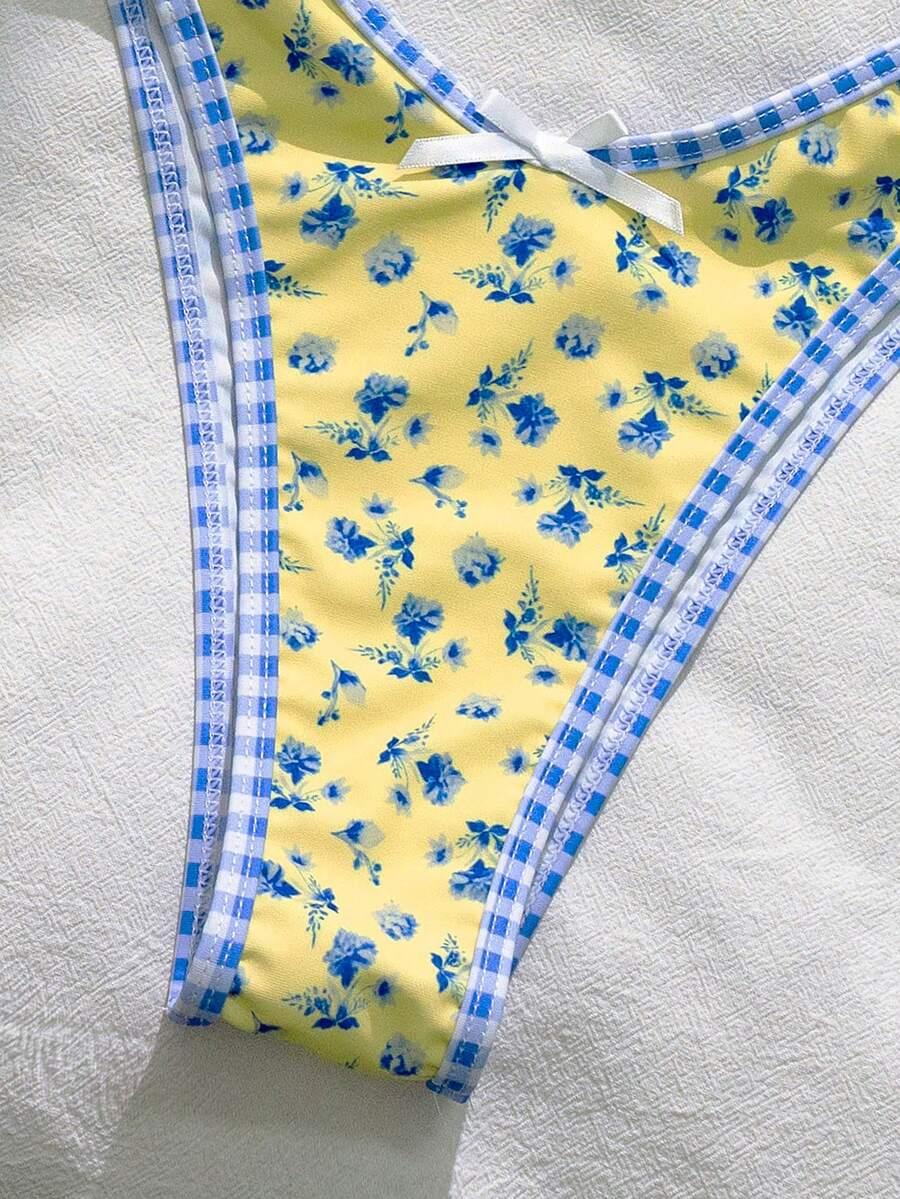 DWUCZĘŚCIOWY STRÓJ KĄPIELOWY PRINT