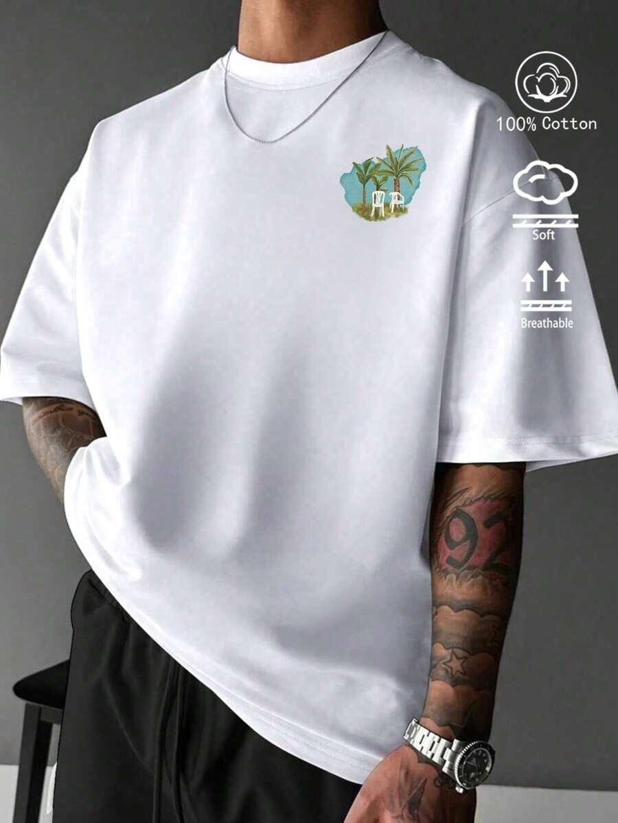 T-SHIRT MĘSKI Z NADRUKIEM