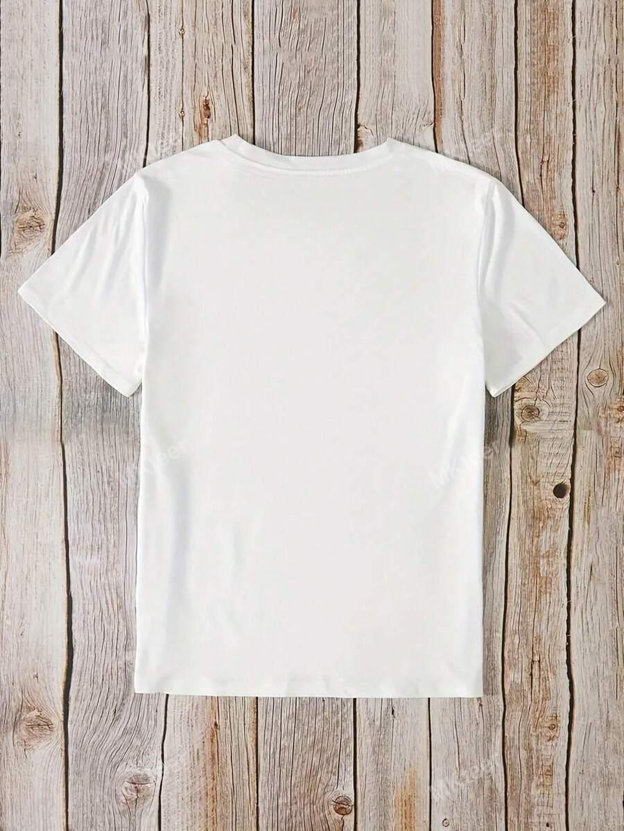KOSZULKA Z NADRUKIEM T-SHIRT 