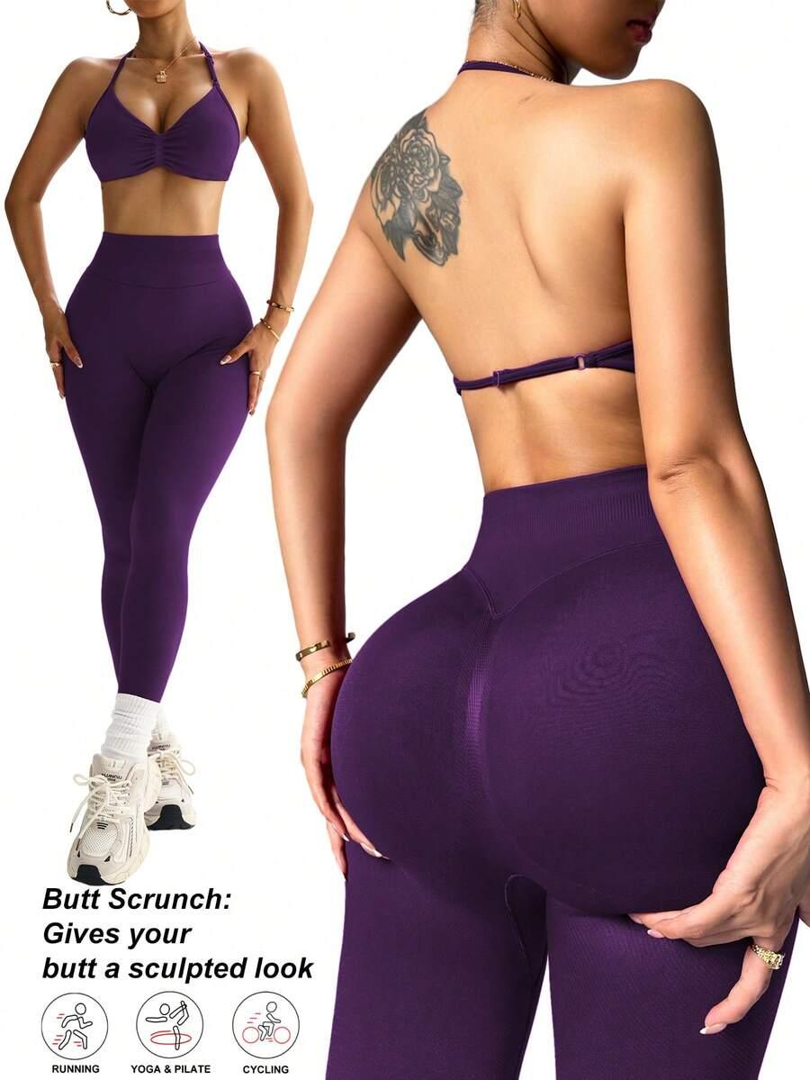 TOP LEGGINSY KOMPLET SPORTOWY