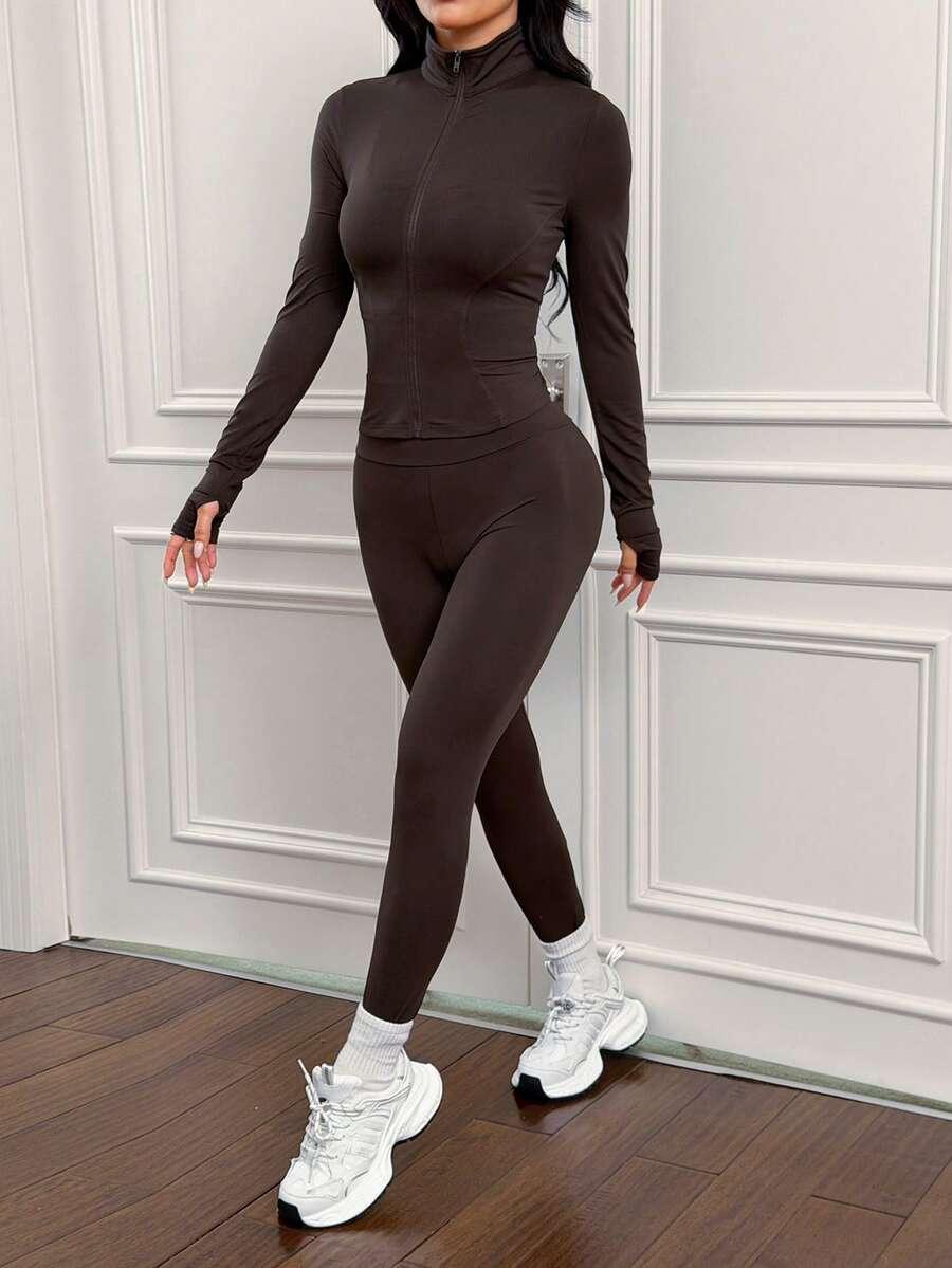 top bluza legginsy komplet