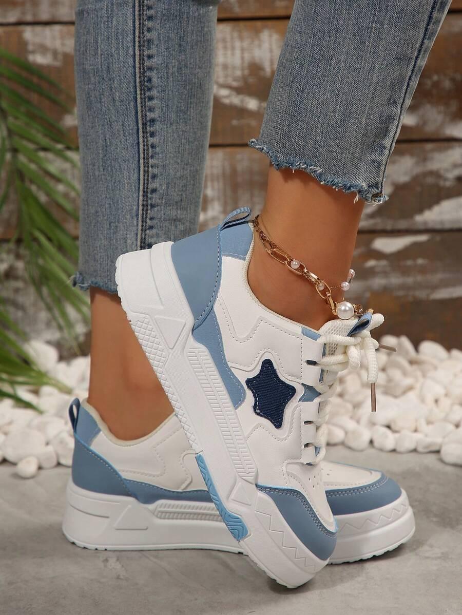 NIEBIESKIE BUTY SPORTOWE