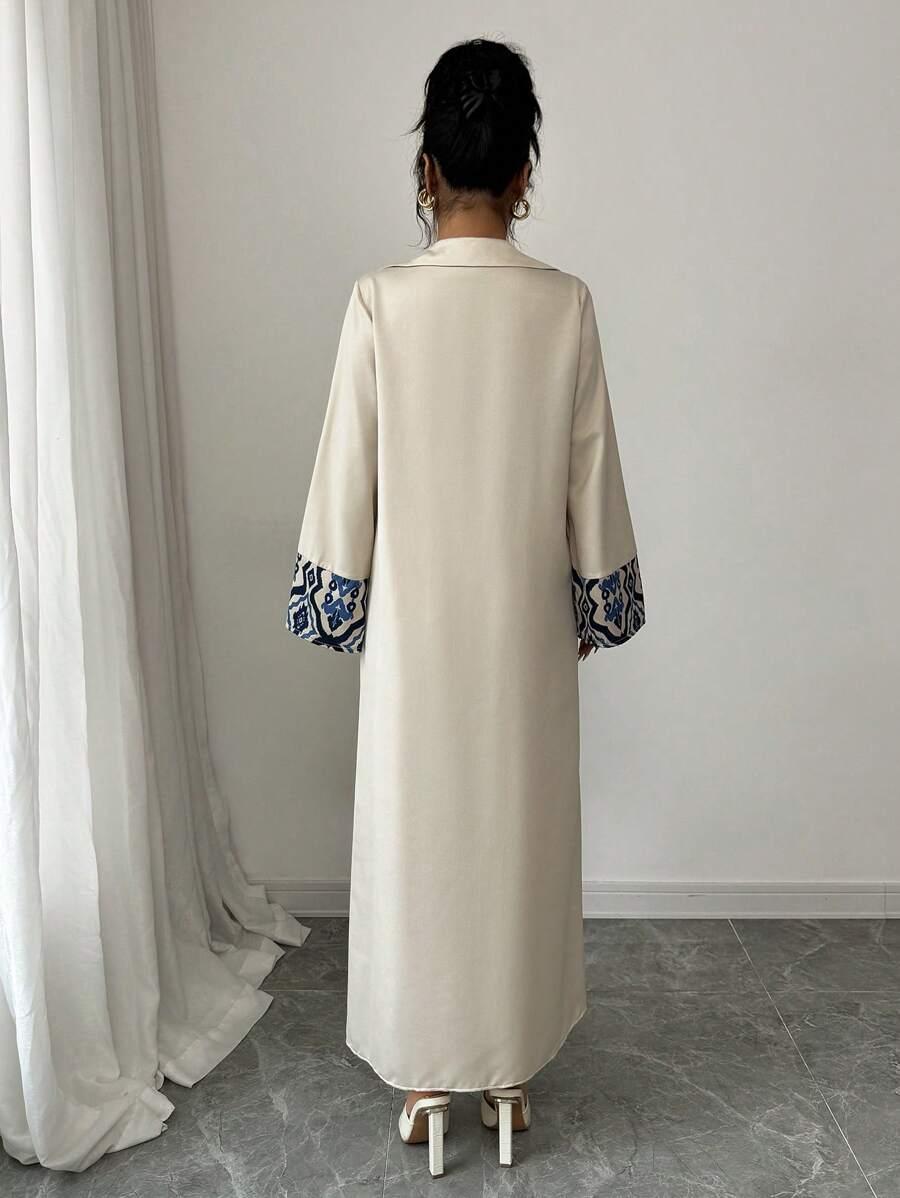 SUKIENKA MAXI OVERSIZE Z DEKOLTEM V 