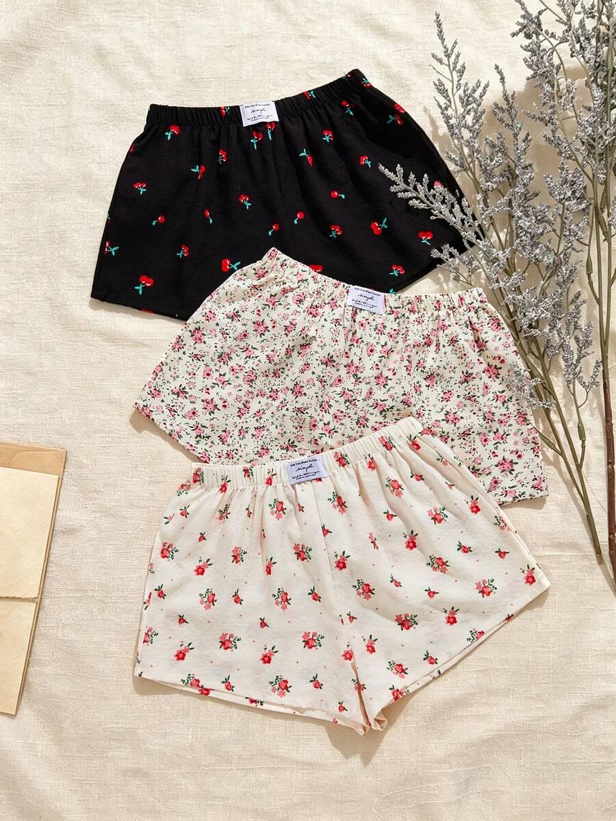 spodenki print 3-pack